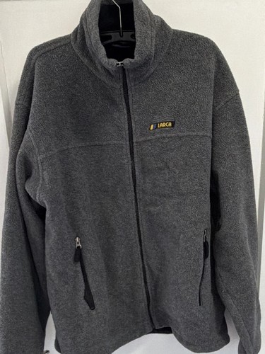 Vintage larca fleecejacke - larca, grau